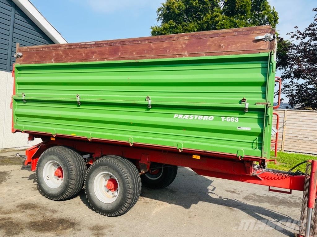 Præstbro T 663 Самосвальні причепи