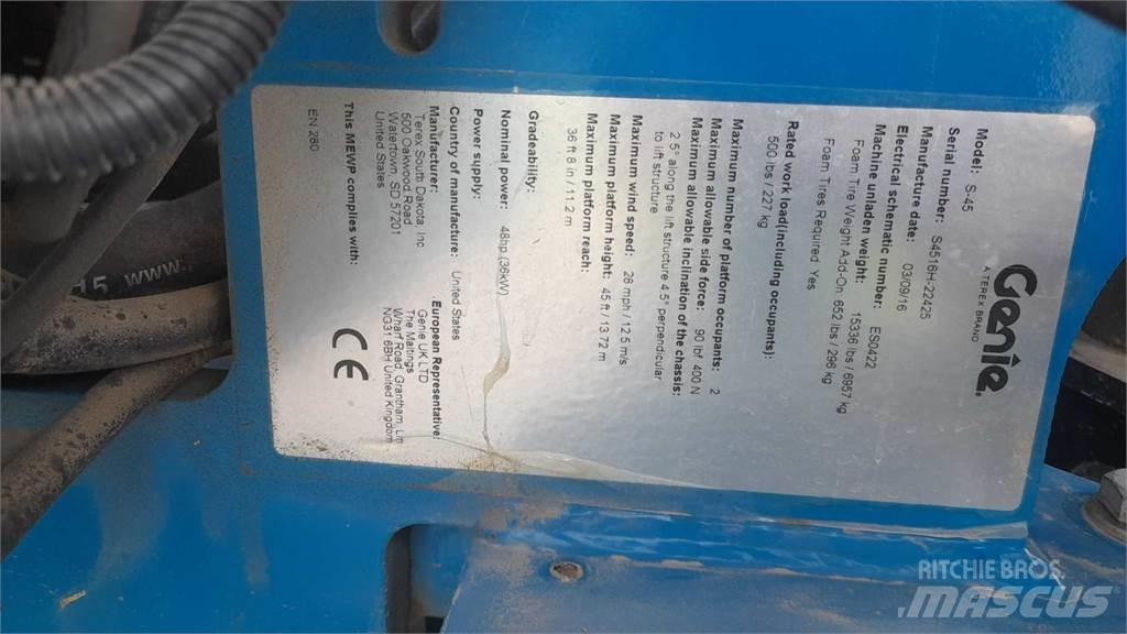 Genie S45 Телескопічні підйомники