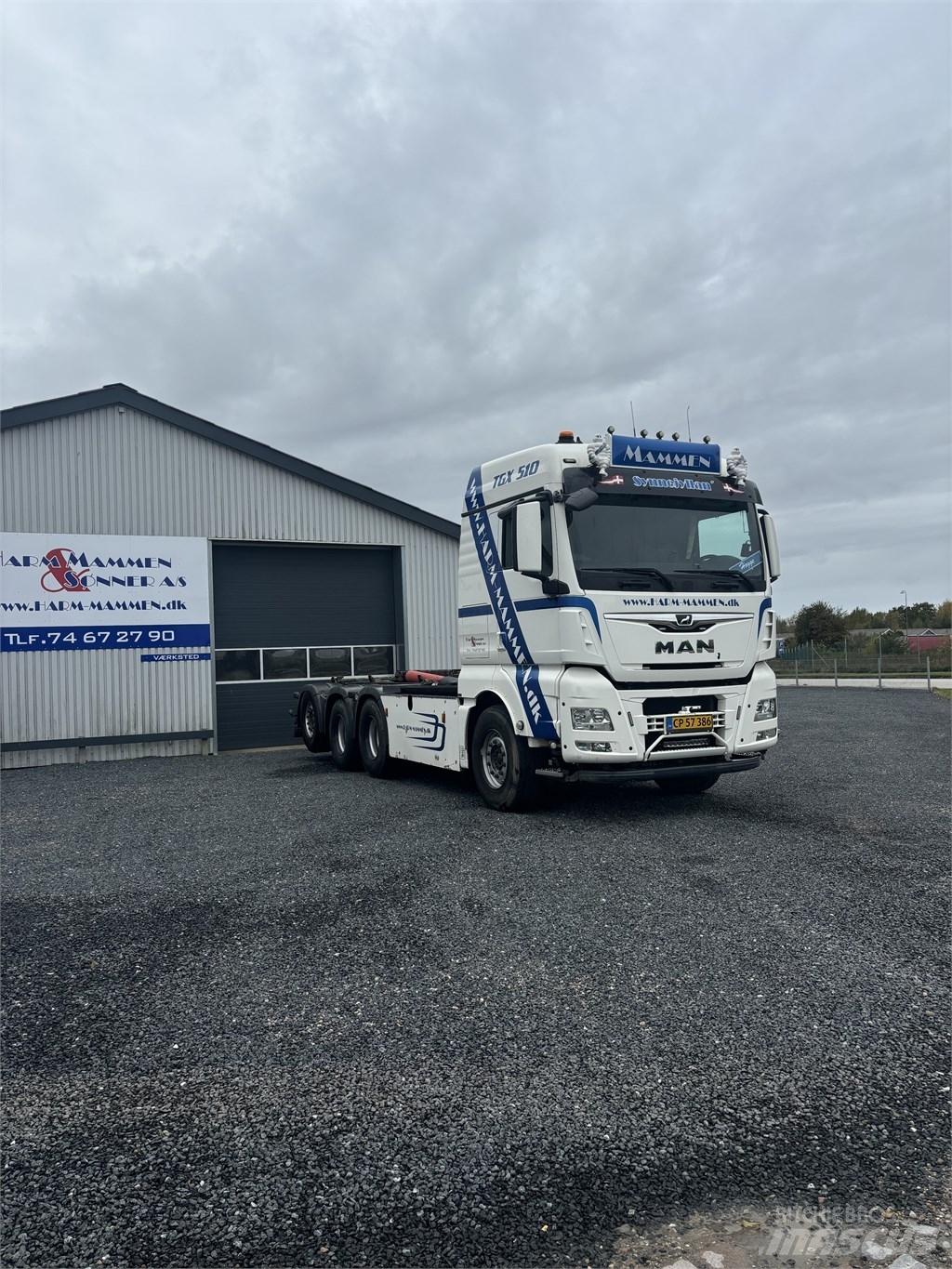 MAN TGX 35.510 Вантажівки з гаковим підйомом