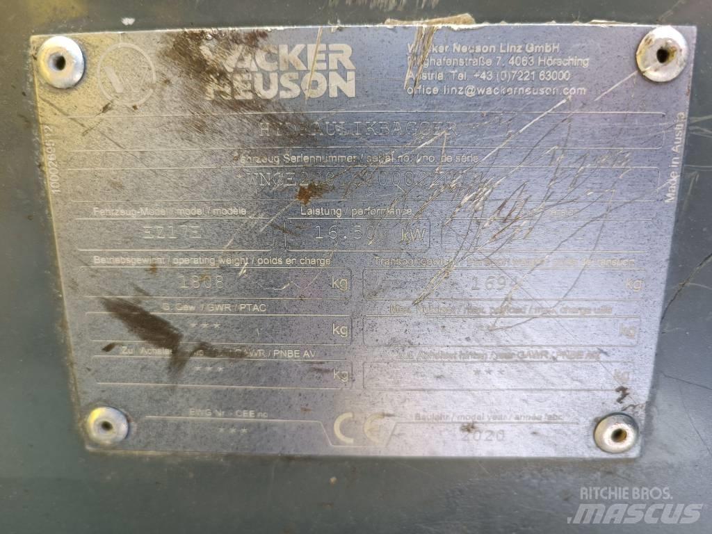 Wacker Neuson EZ17e Гусеничні екскаватори