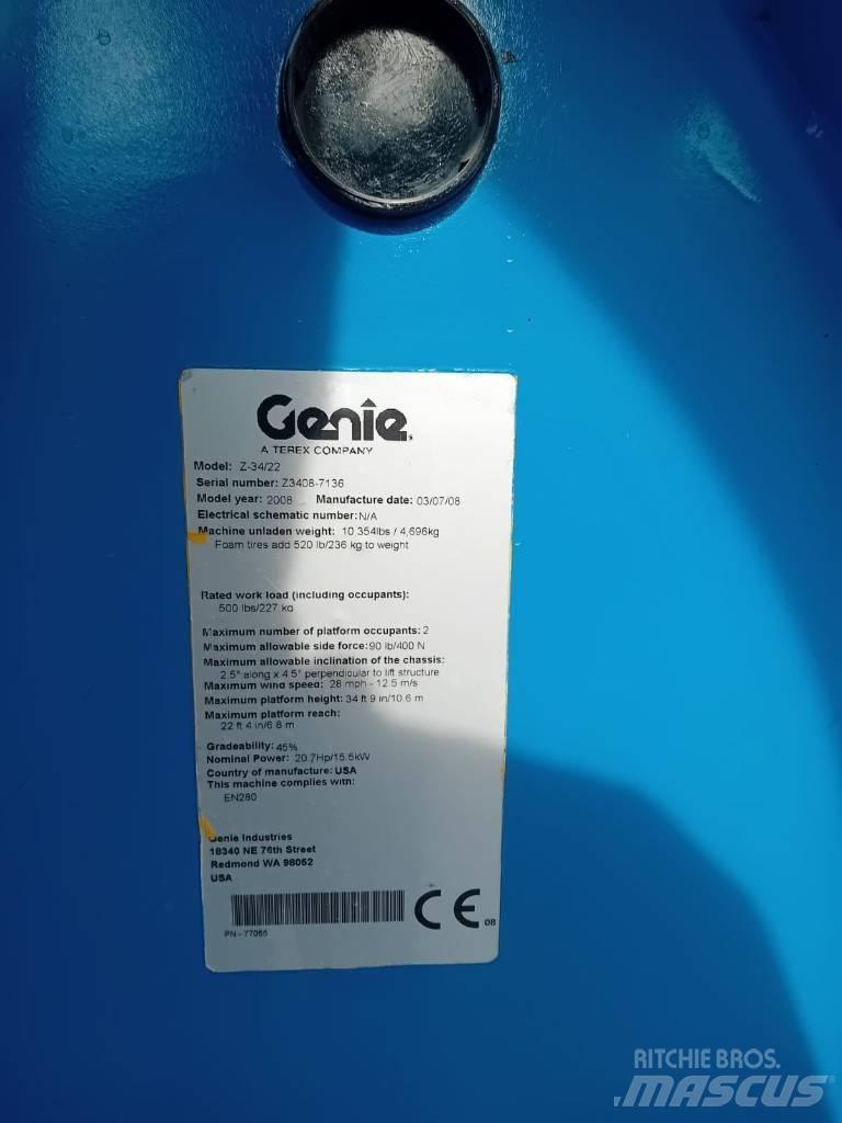 Genie Z 34/22 N Колінчаті підйомники