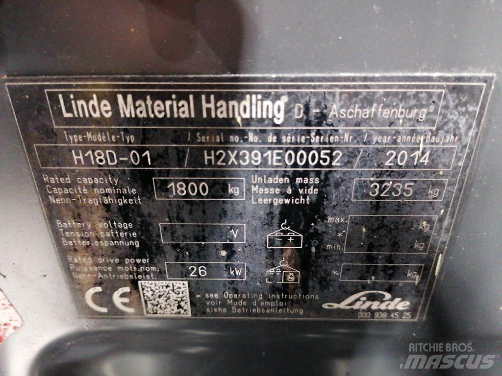 Linde H18D-01 Дизельні навантажувачі