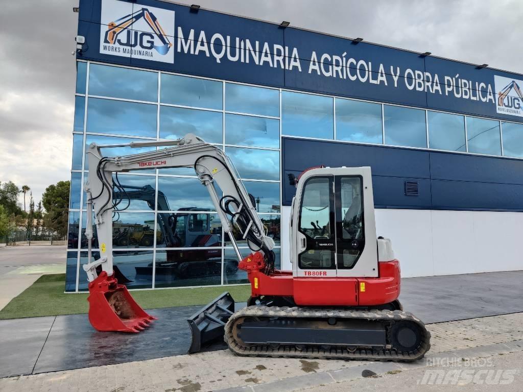Takeuchi TB 80 FR Міні-екскаватори < 7т
