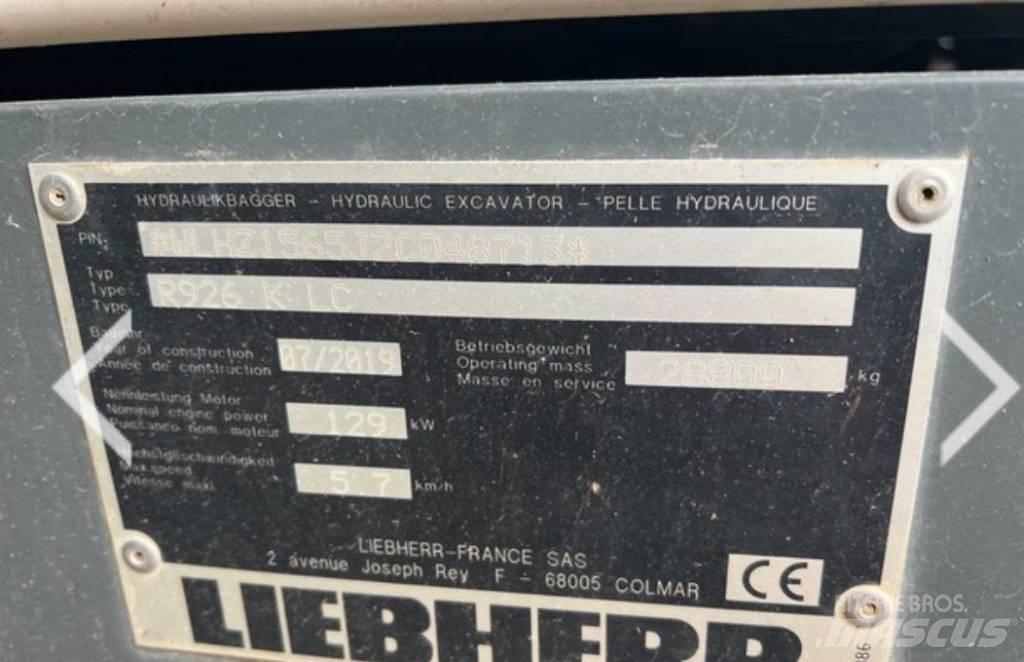 Liebherr R 926 KLC Гусеничні екскаватори