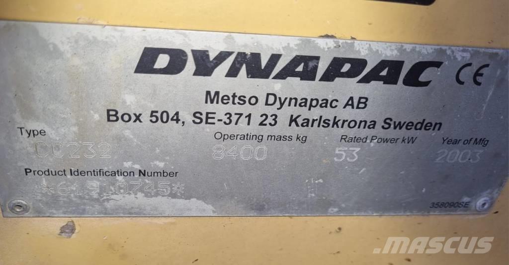Dynapac CC 232 Котки тротуарні