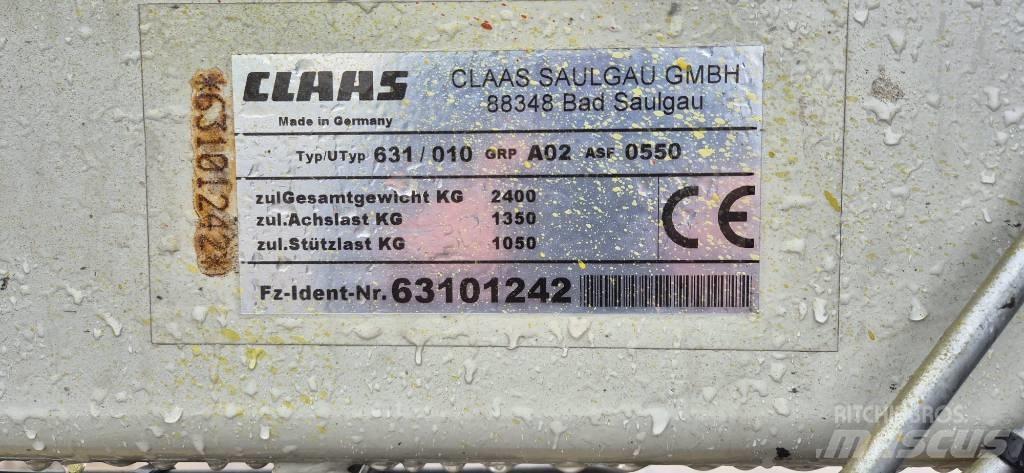 CLAAS Volto 1320 T Граблі і сінозворушувачі