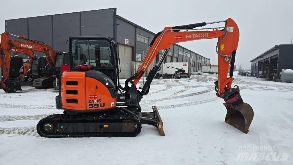 Hitachi ZX 55 U-5 Міні-екскаватори < 7т