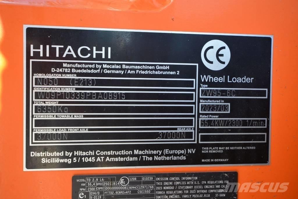 Hitachi ZW 95-6 C Фронтальні навантажувачі