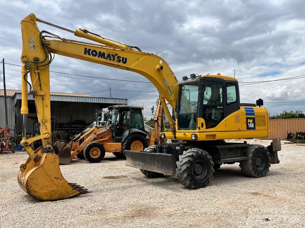 Komatsu PW 160 Колісні екскаватори
