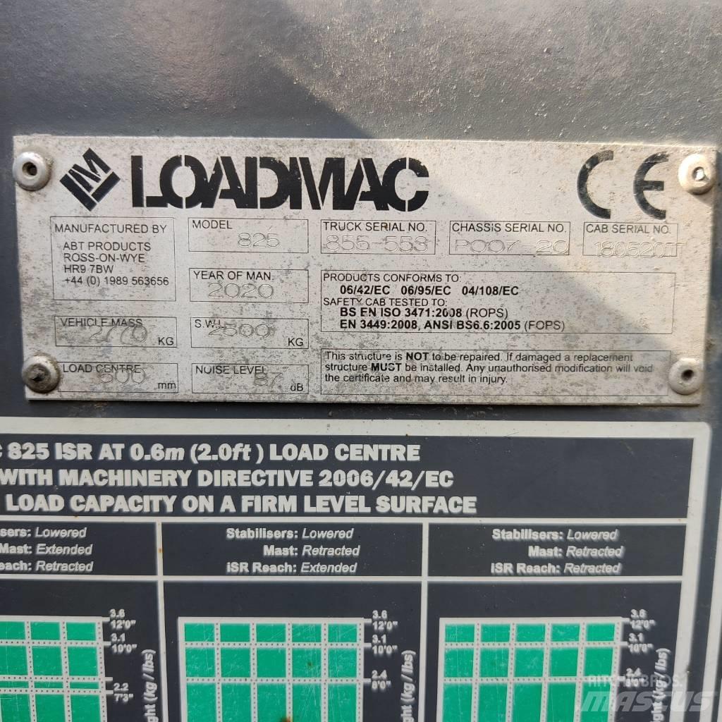  Loadmac 825 Навісні вилочні підйомники для вантажівок
