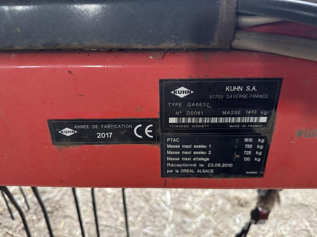 Kuhn GA 6632 + Рядкові жатки