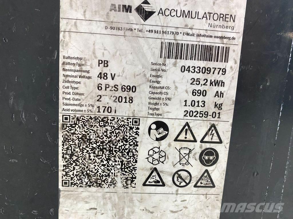 AIM 48V 690Ah Акумуляторні батареї