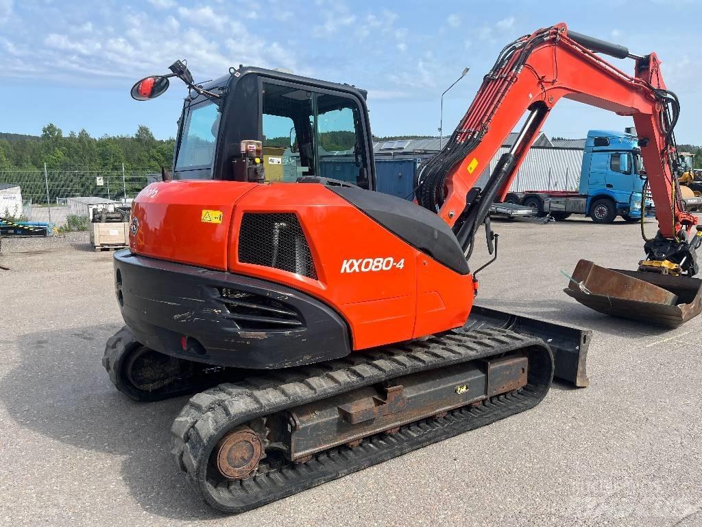 Kubota KX 080-4 Середні екскаватори 7т. - 12т.