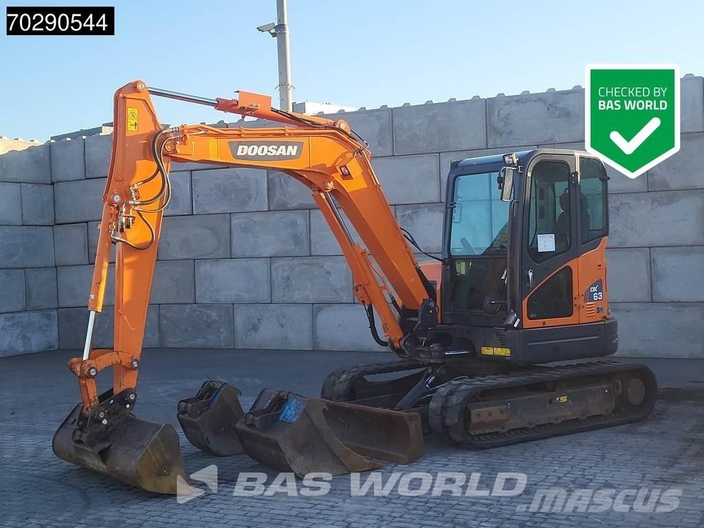 Doosan DX63-3 Міні-екскаватори < 7т