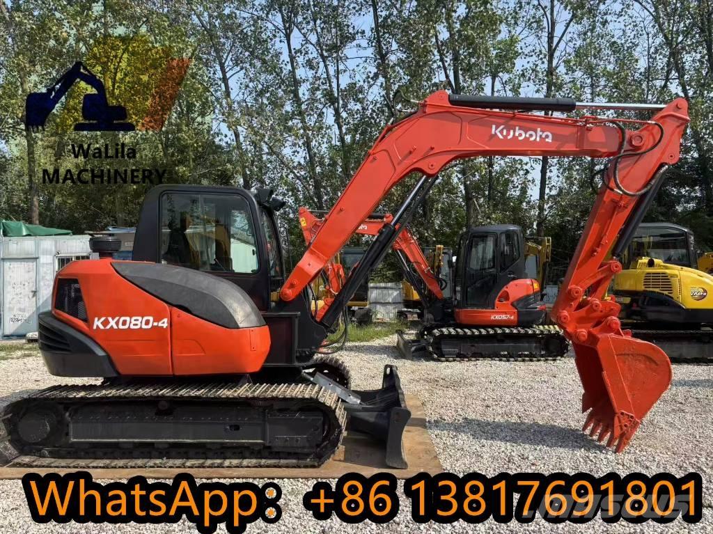 Kubota KX 080-4 Міні-екскаватори < 7т