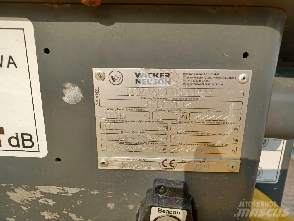 Wacker Neuson DT10e Гусеничні самоскиди