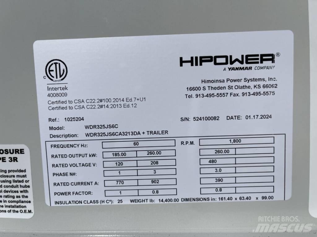 Hipower HRJW 325 Дизельні генератори
