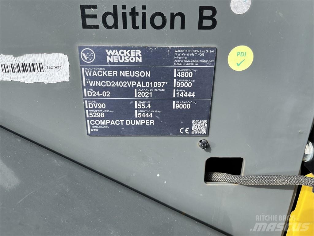 Wacker Neuson DV 90 Кар`єрні самоскиди