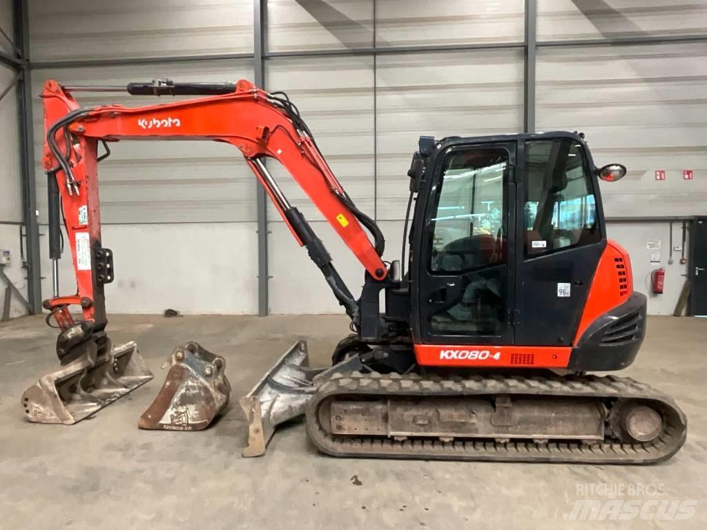 Kubota KX 080-4 Середні екскаватори 7т. - 12т.