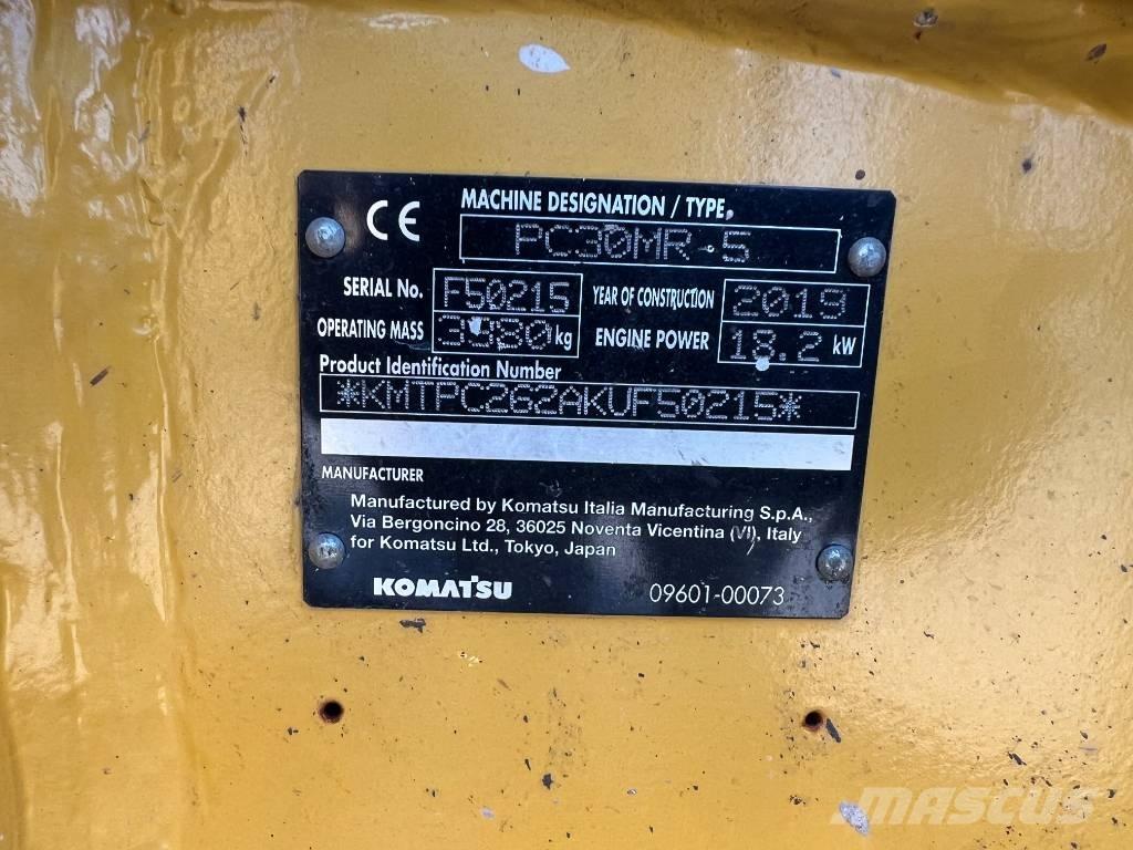 Komatsu PC 30 MR-5 Міні-екскаватори < 7т