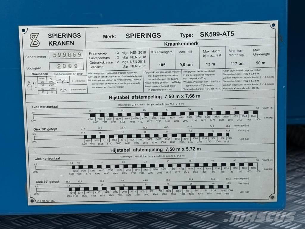 Spierings SK 599 AT5 Баштові крани