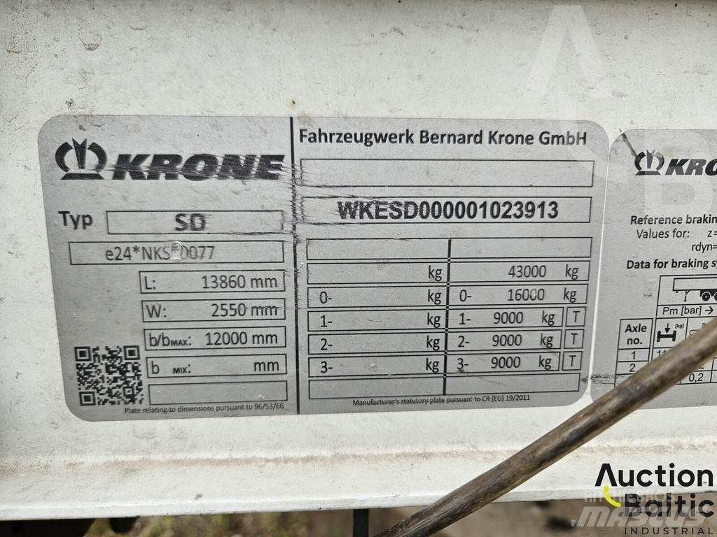 Krone SK 3855 Тентовані напівпричепи