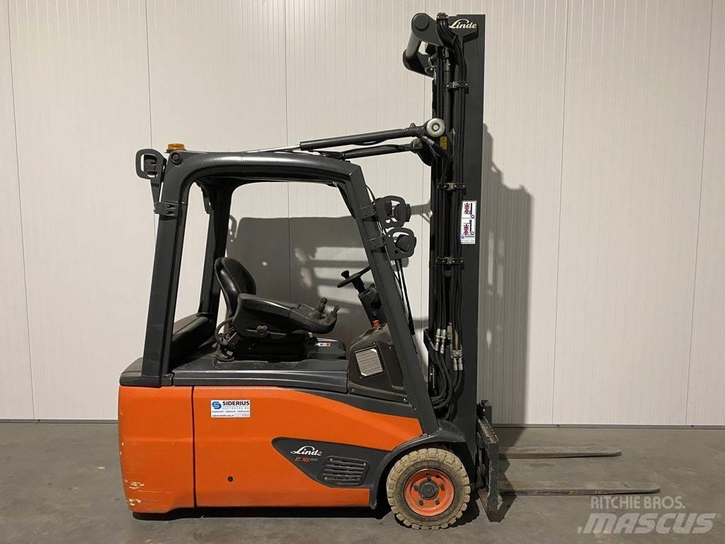 Linde E16L-02 Електронавантажувачі