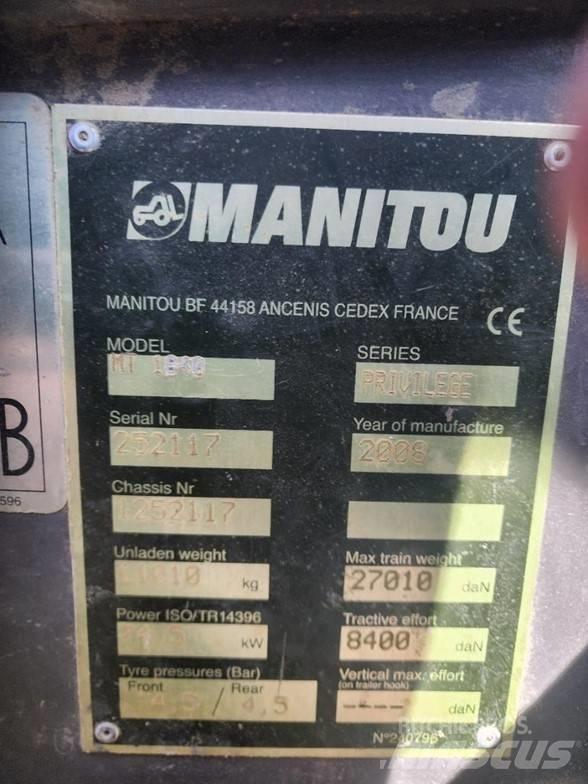Manitou MT1840 Телескопічні навантажувачі
