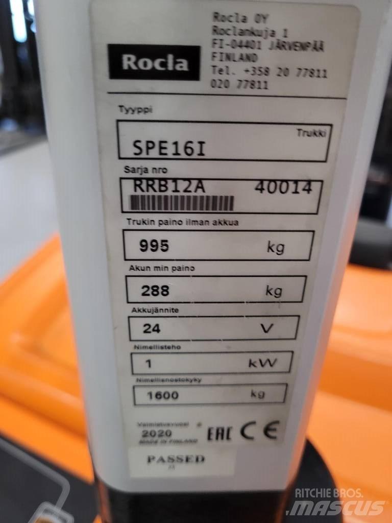Rocla SPE16i Самохідні електроштабелери