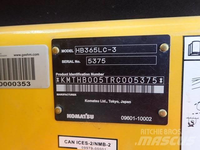 Komatsu HB 365LC-3 Гусеничні екскаватори
