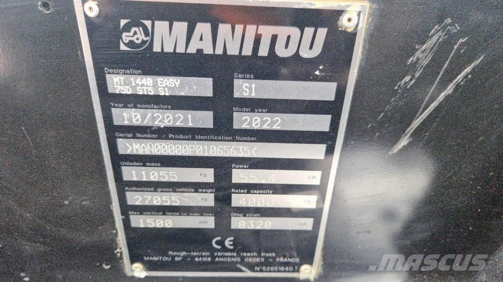 Manitou MT 1440 Телескопічні навантажувачі