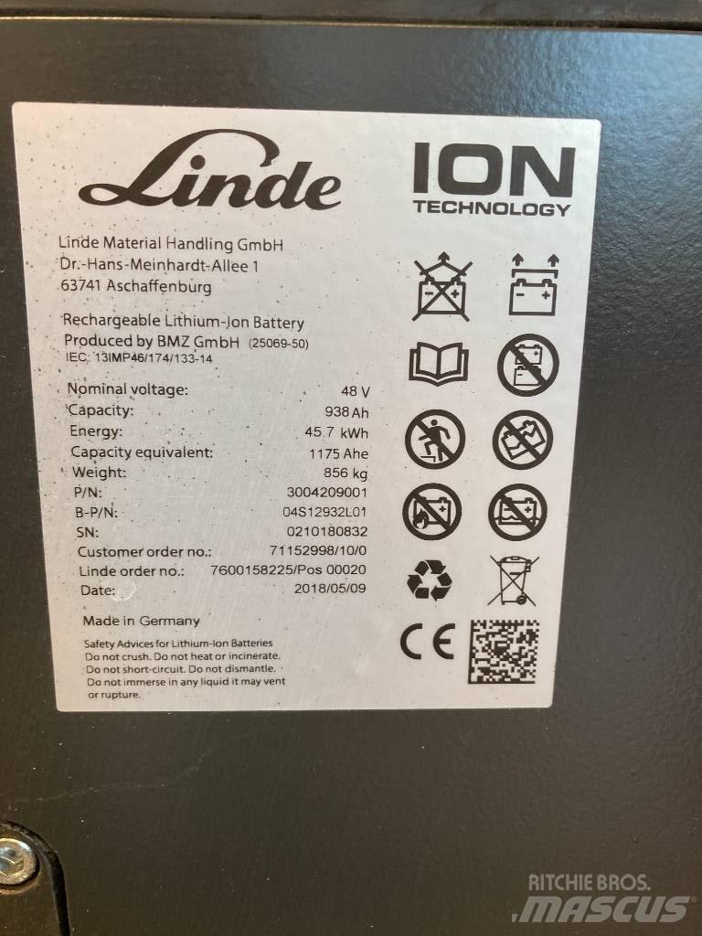 Linde E16/386 Li-ION Електронавантажувачі