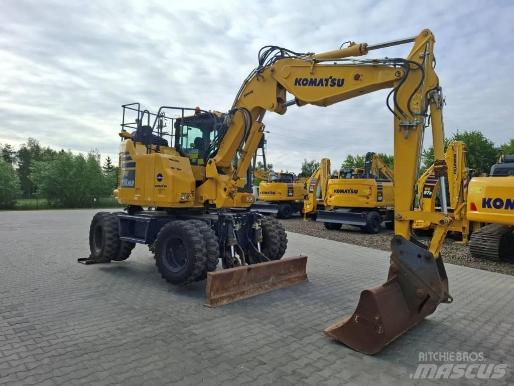 Komatsu PW 118MR-11 Колісні екскаватори