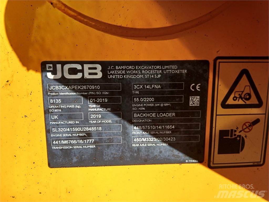 JCB 3 CX ECO Екскаватори-навантажувачі