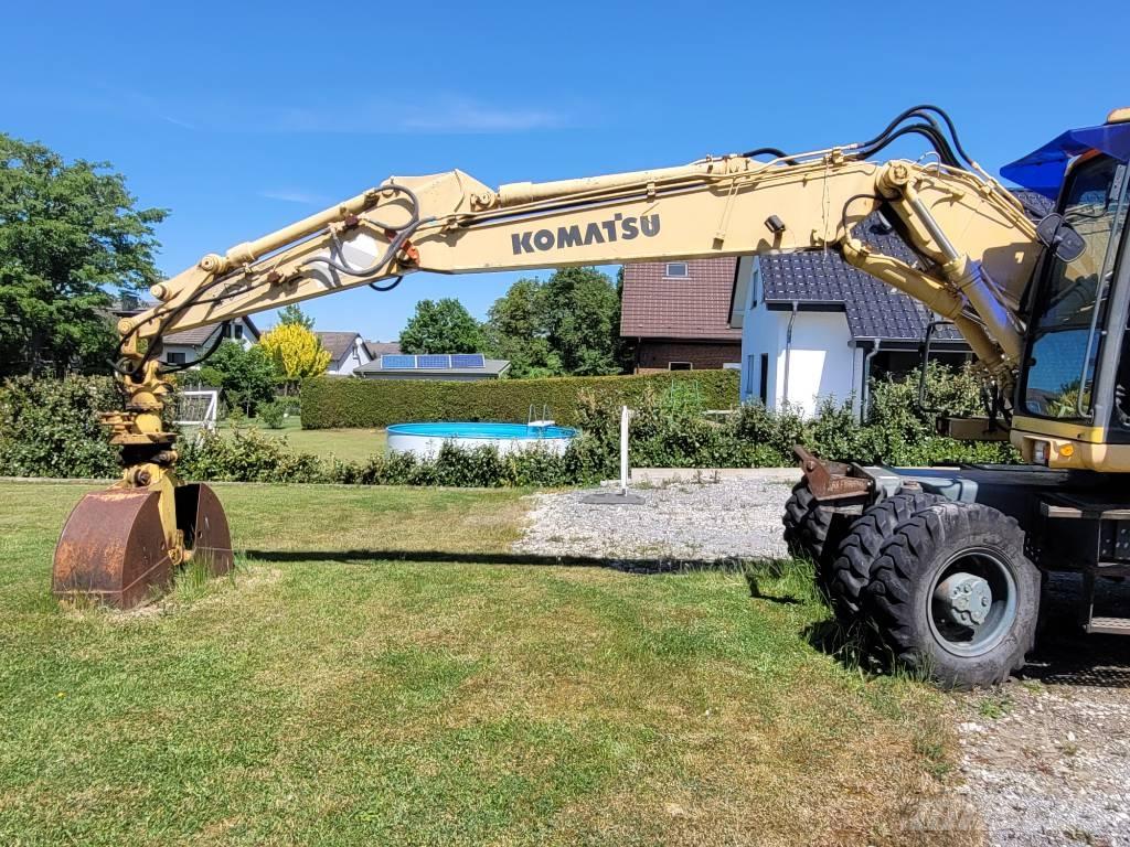 Komatsu PW160 ES-6K Колісні екскаватори