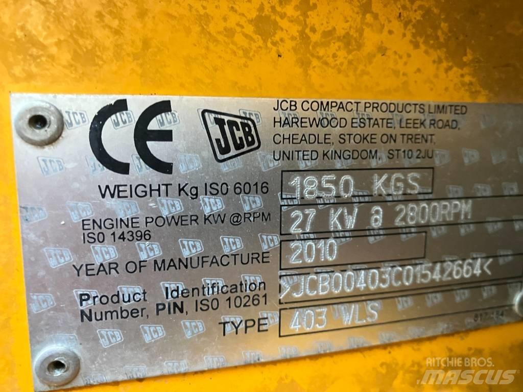 JCB 403 Багатофункціональне обладнання для вантажних і землекопальних робіт