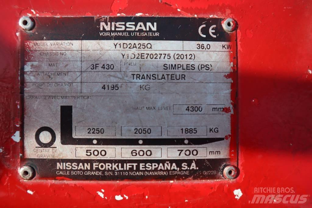 Nissan Y1D2A25Q Дизельні навантажувачі