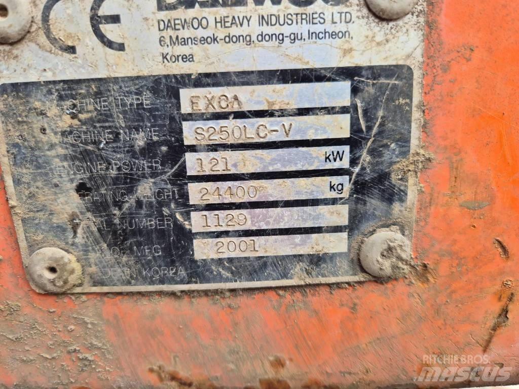 Daewoo S250 Гусеничні екскаватори