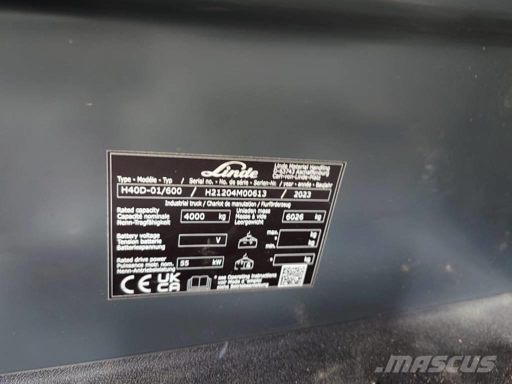 Linde H40D/600/1204 Дизельні навантажувачі