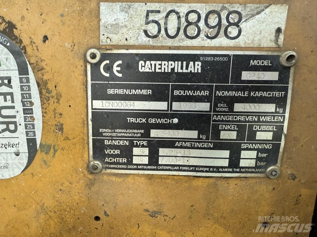CAT GP 40 Газові навантажувачі