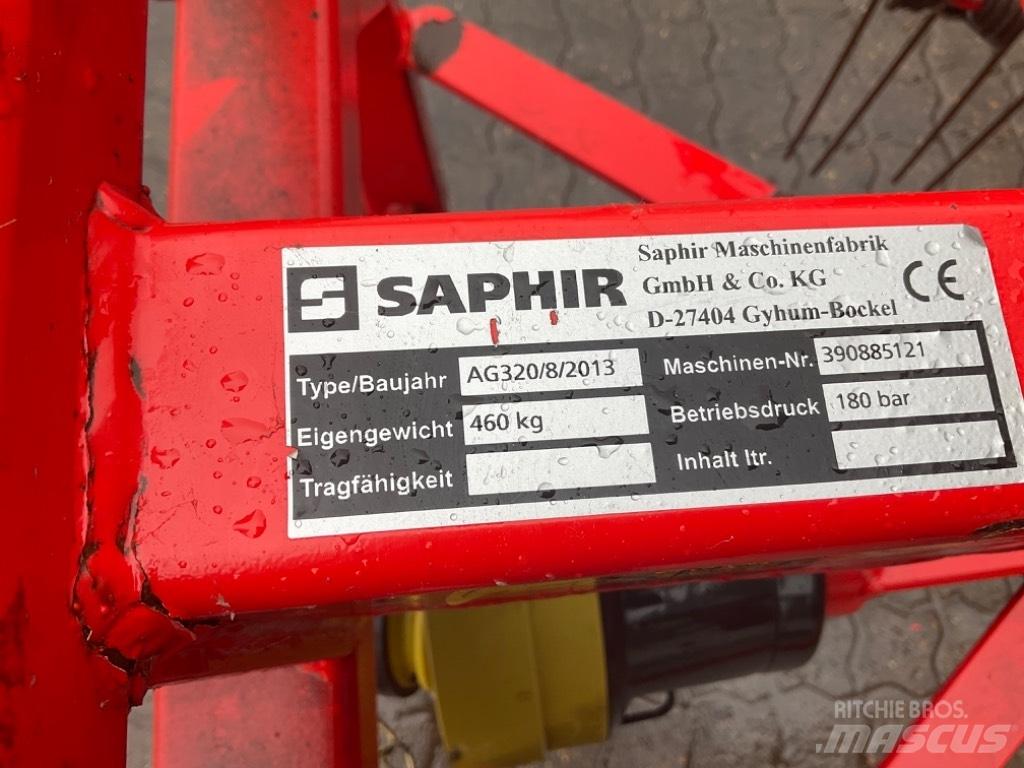Saphir Ag 320 Граблі і сінозворушувачі