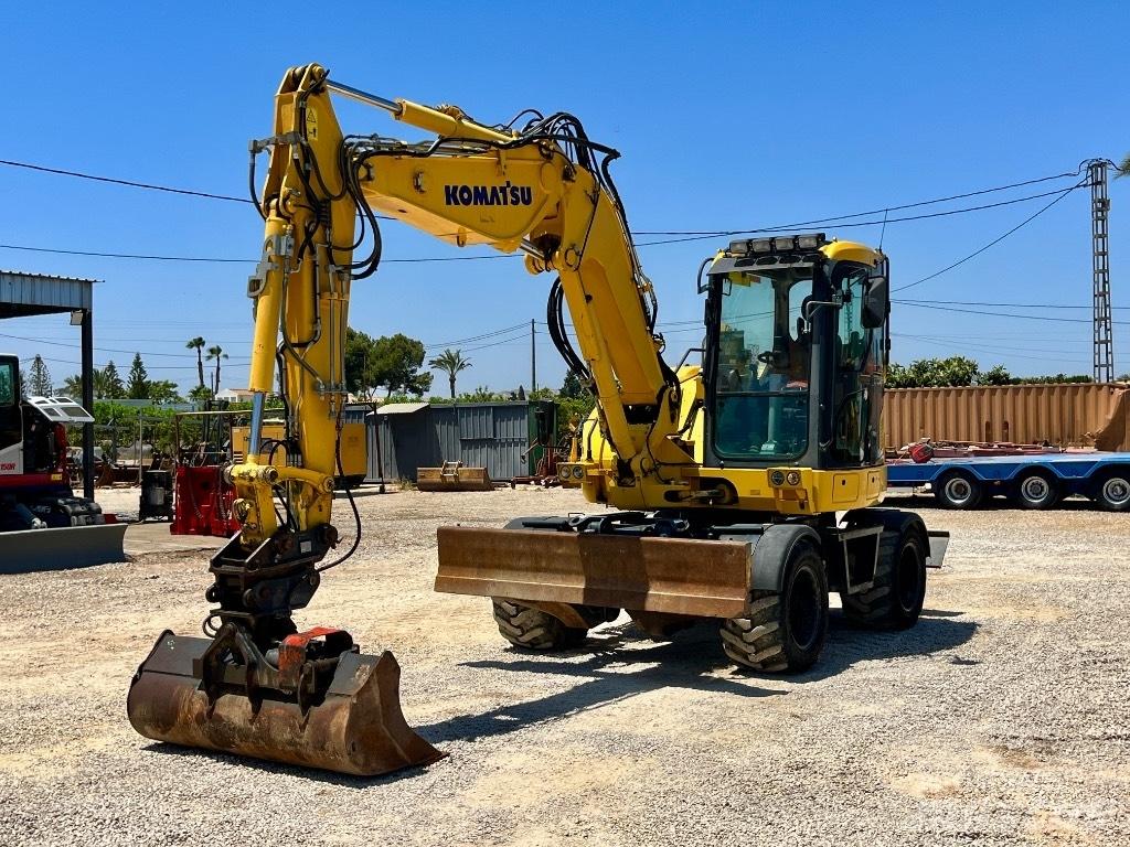 Komatsu PW 98 MR Колісні екскаватори
