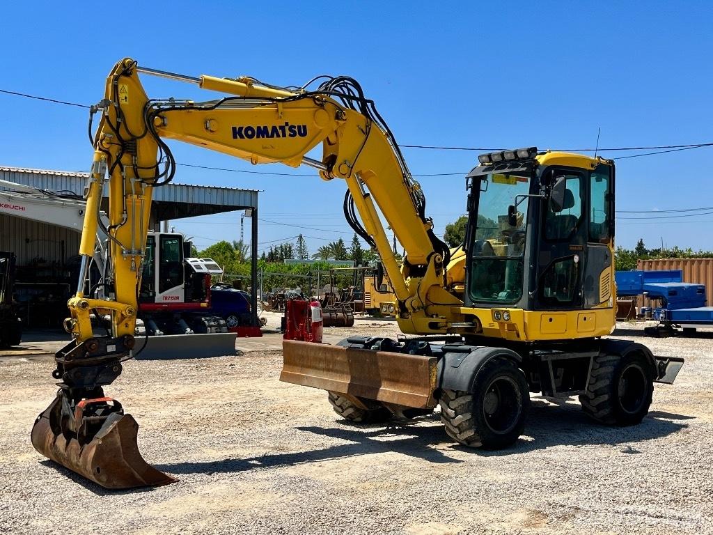 Komatsu PW 98 MR Колісні екскаватори