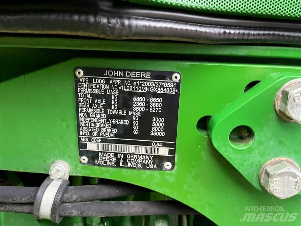John Deere 6110 M Трактори