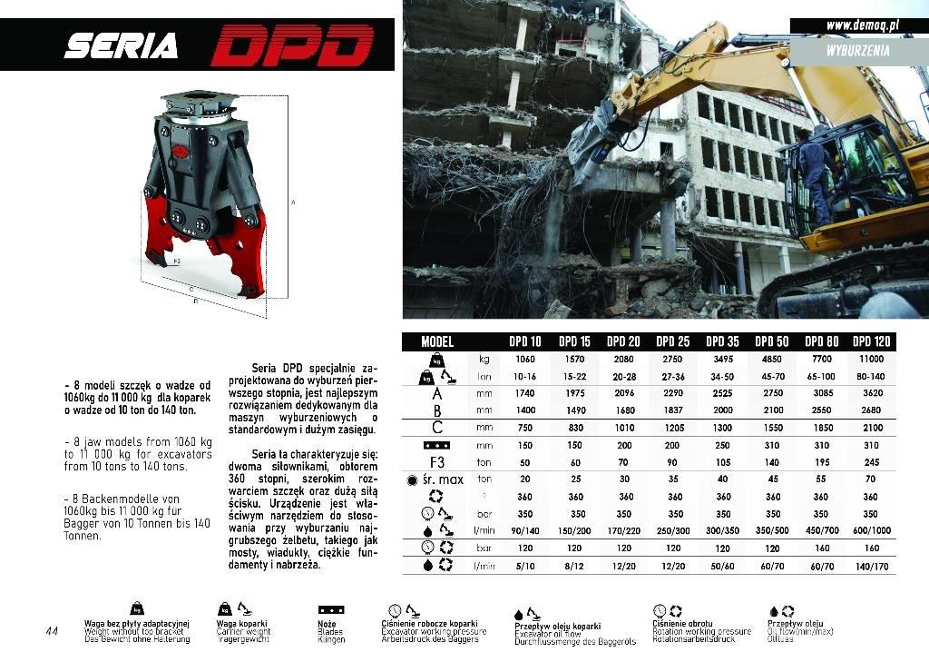  DEMOQ DPD25 Будівельні роздрібнювачі
