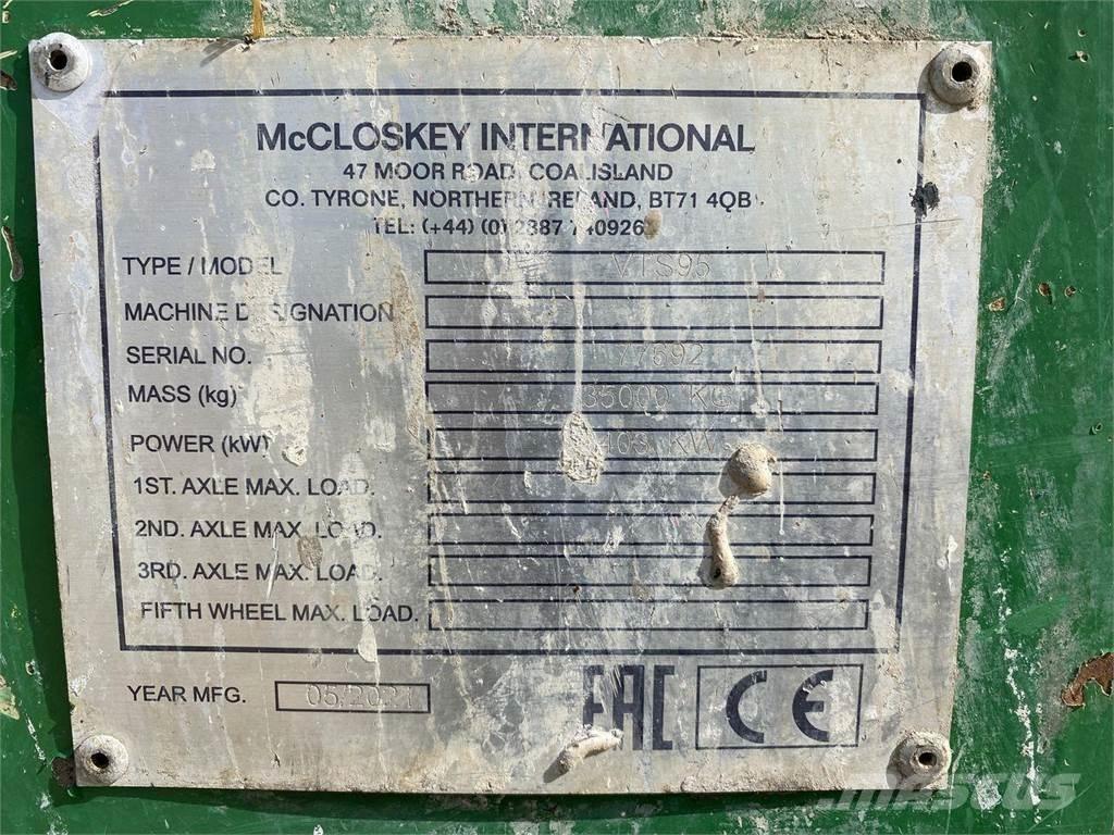 McCloskey VTS95 Мобільні дробарки