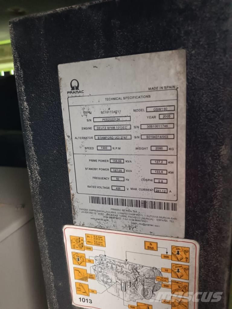 Pramac GSW 160 Дизельні генератори