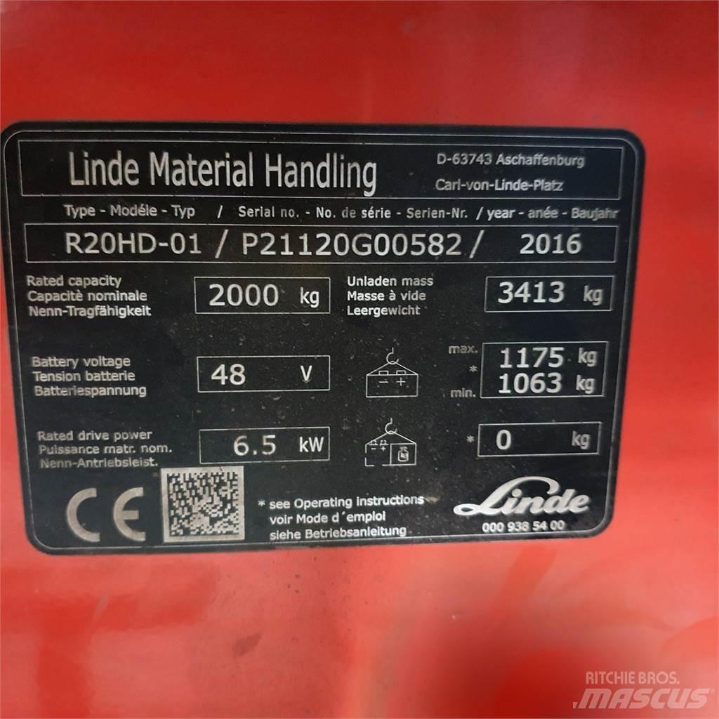 Linde R20HD Річ-трак із високим підйомом