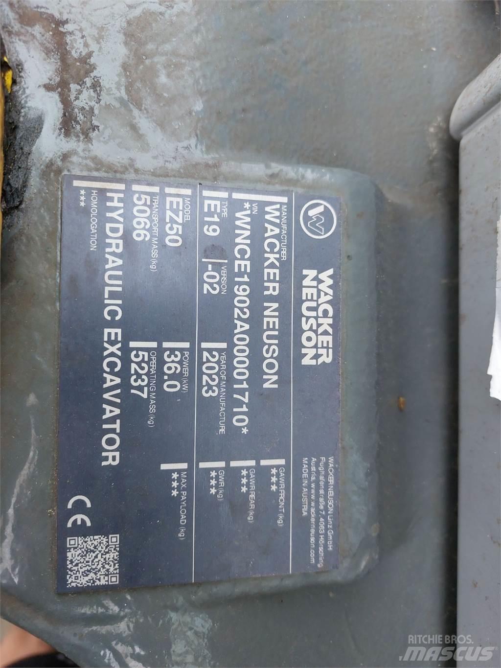 Wacker Neuson EZ50 Гусеничні екскаватори