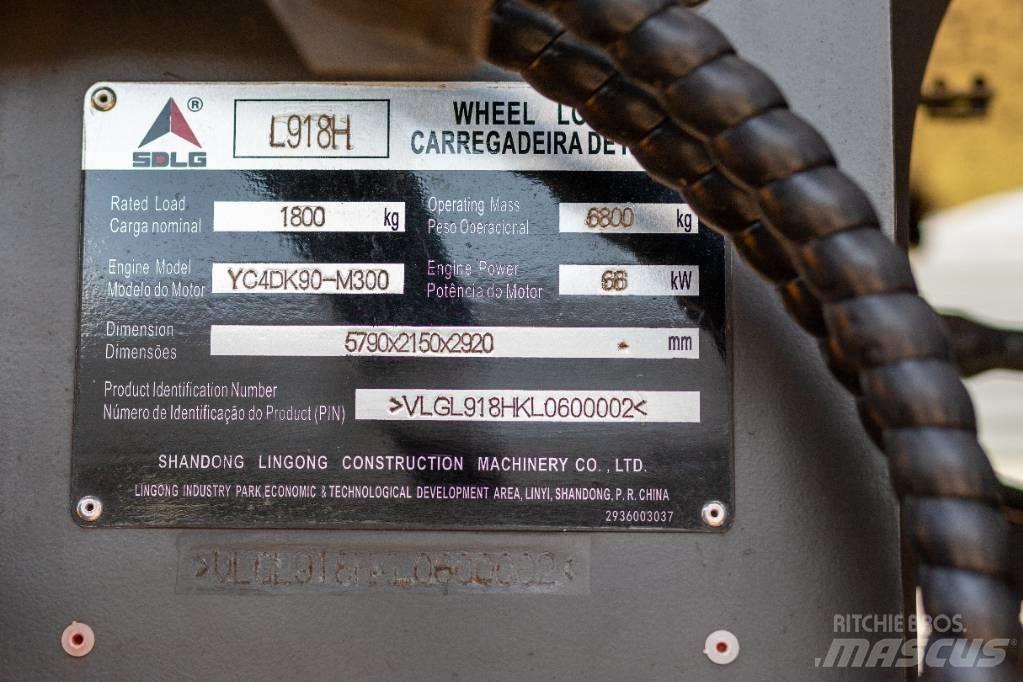 SDLG 918H Фронтальні навантажувачі